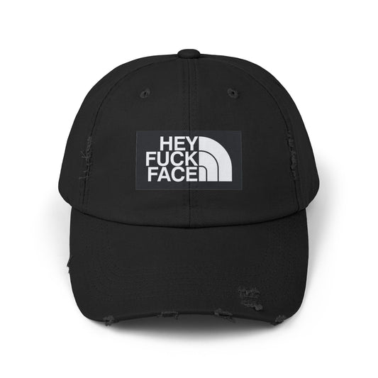 HeyFuckFace - Unisex Distressed Cap