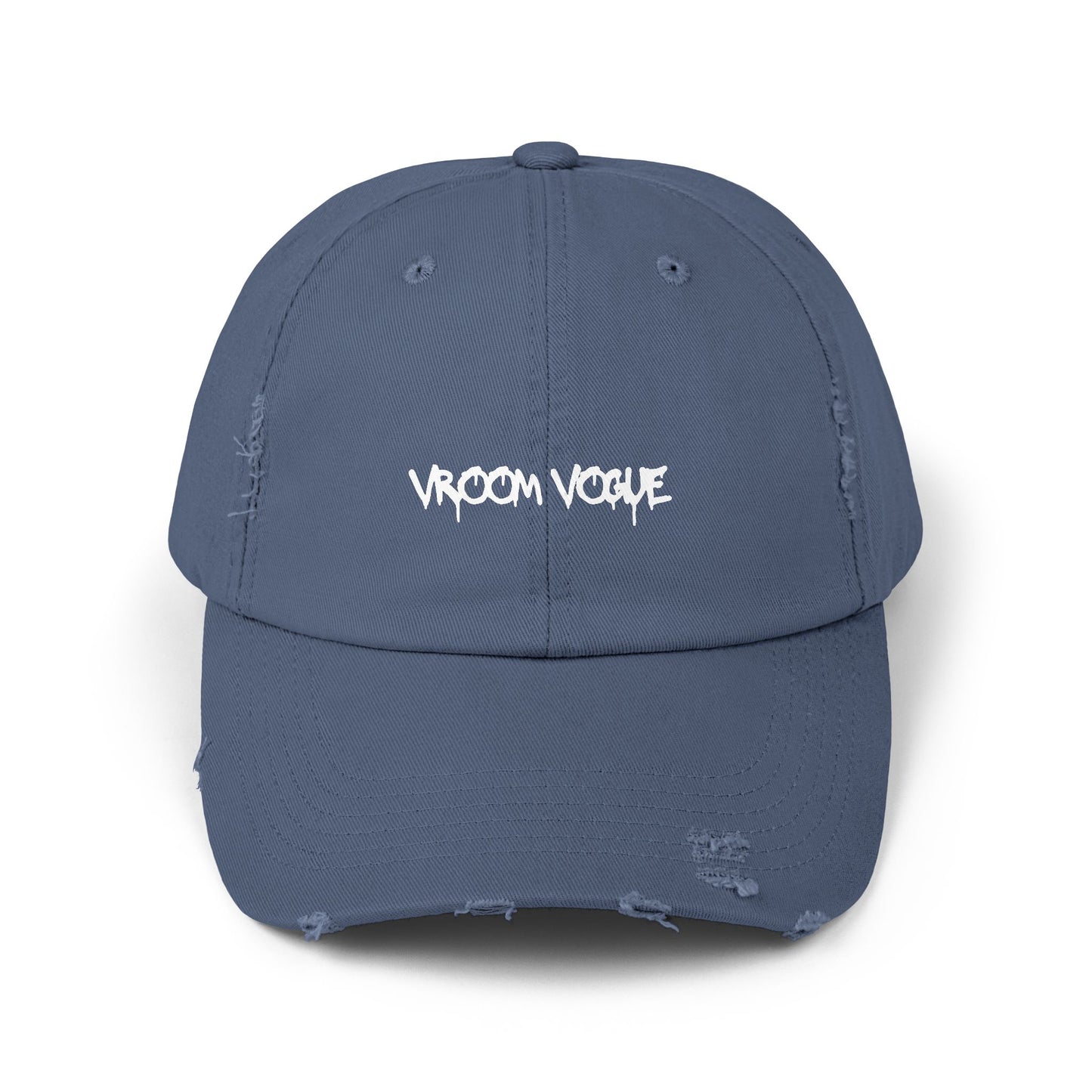 VroomVouge - Unisex Distressed Cap