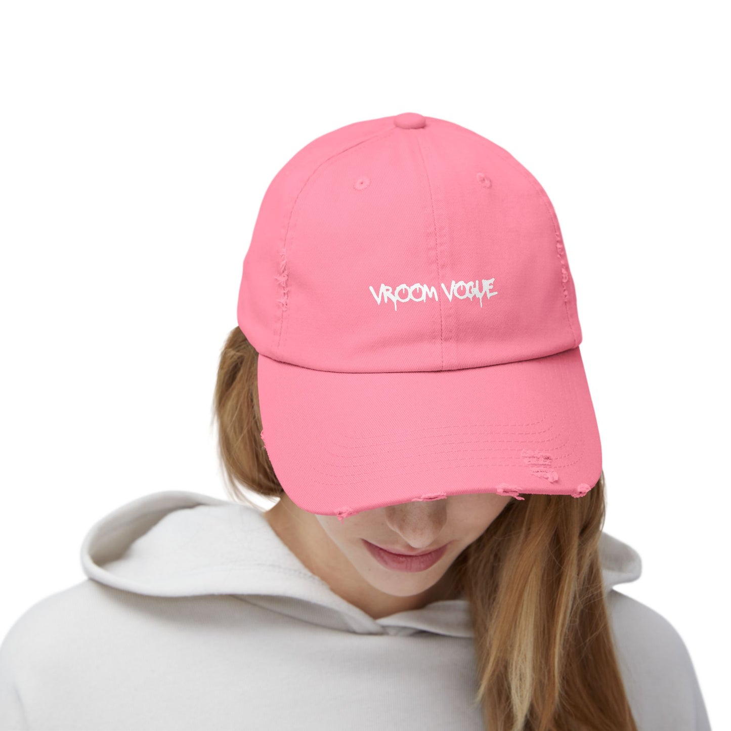 VroomVouge - Unisex Distressed Cap